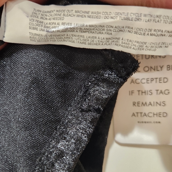 ELOQUII Velvet Top, Black, Women's 16 - Picture 6 of 7